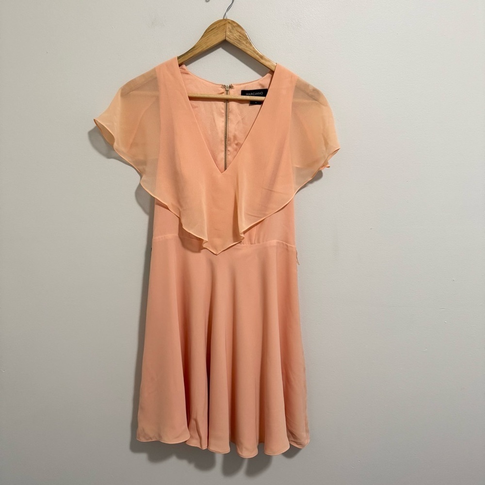 Marciano NWT Cheyenne Dress in Pale Tangerine
